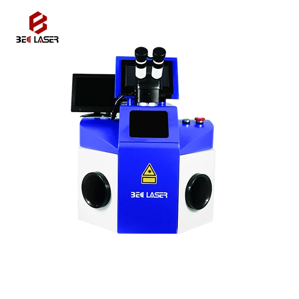 BEC 100W Desktop Type Welding Machine for Gold Silver Stainless Steel Jewelry 3D Jewelry Laser Welding Suitable 117*60*81cm 90J