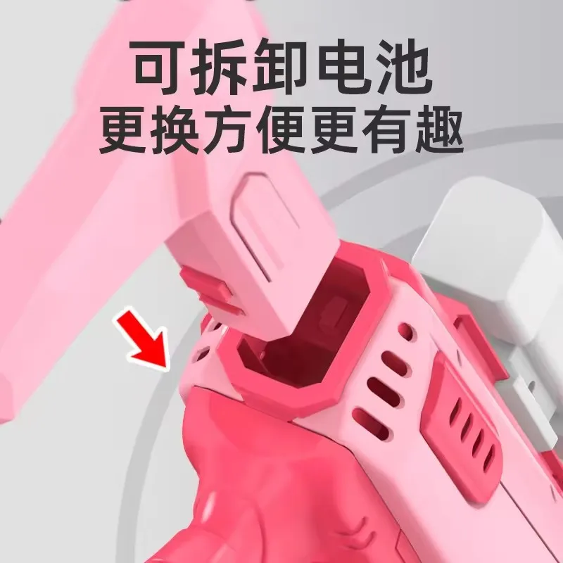 Outdoor Summer Parties Bubble Gun 57 Holes Automatic Rainbow Rocket Boom for Kid Light Up Bubble Machine for Wedding party