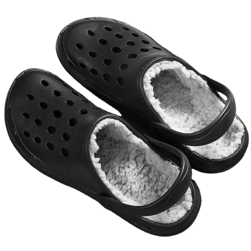 Basic Style EVA Garden Clogs Cozy Lining Unisex Clog Slippers Low MOQ Clogs With Fur