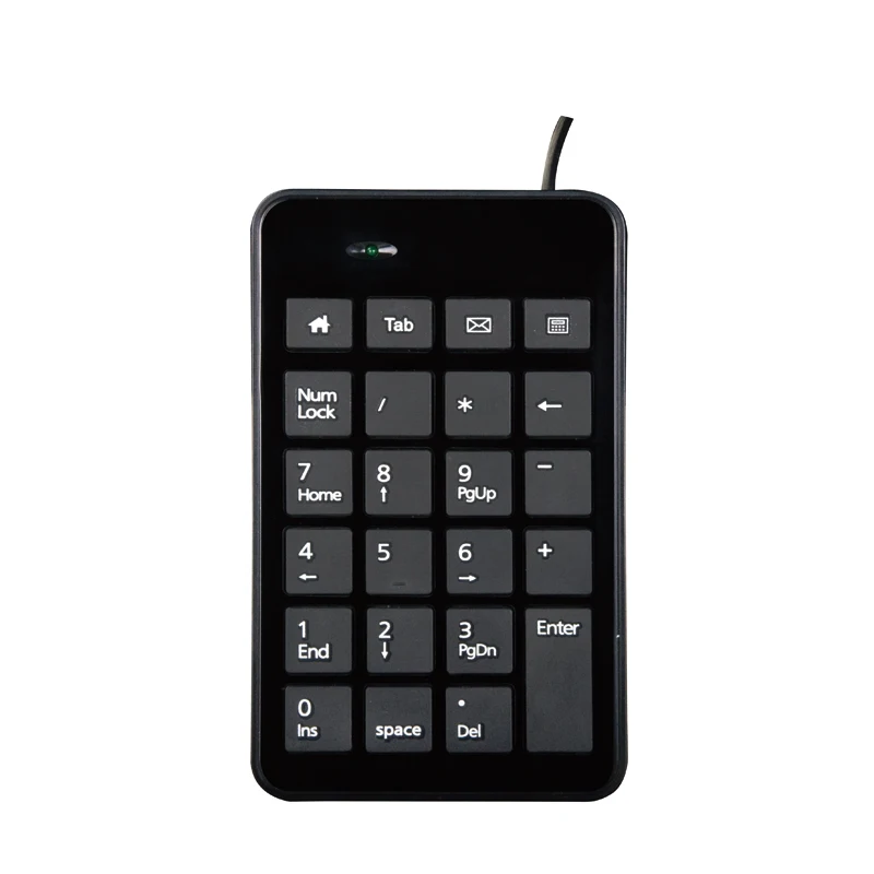 23 key wireless numeric keyboard portable number numpad with 2.4G Mini USB receiver number pad for laptop notebook desktop wired