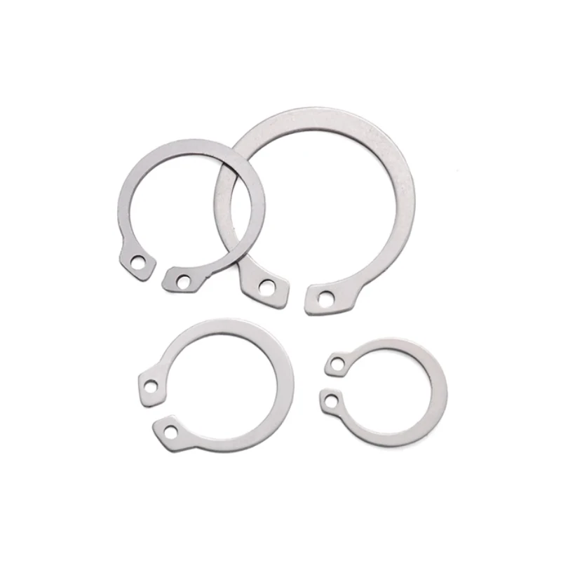 18-8 Stainless Steel INOX SS SUS 304 316 316L A2 A4 70 80 E Clip Retaining Ring For Bores For Shafts DIN471 DIN472 DIN6799