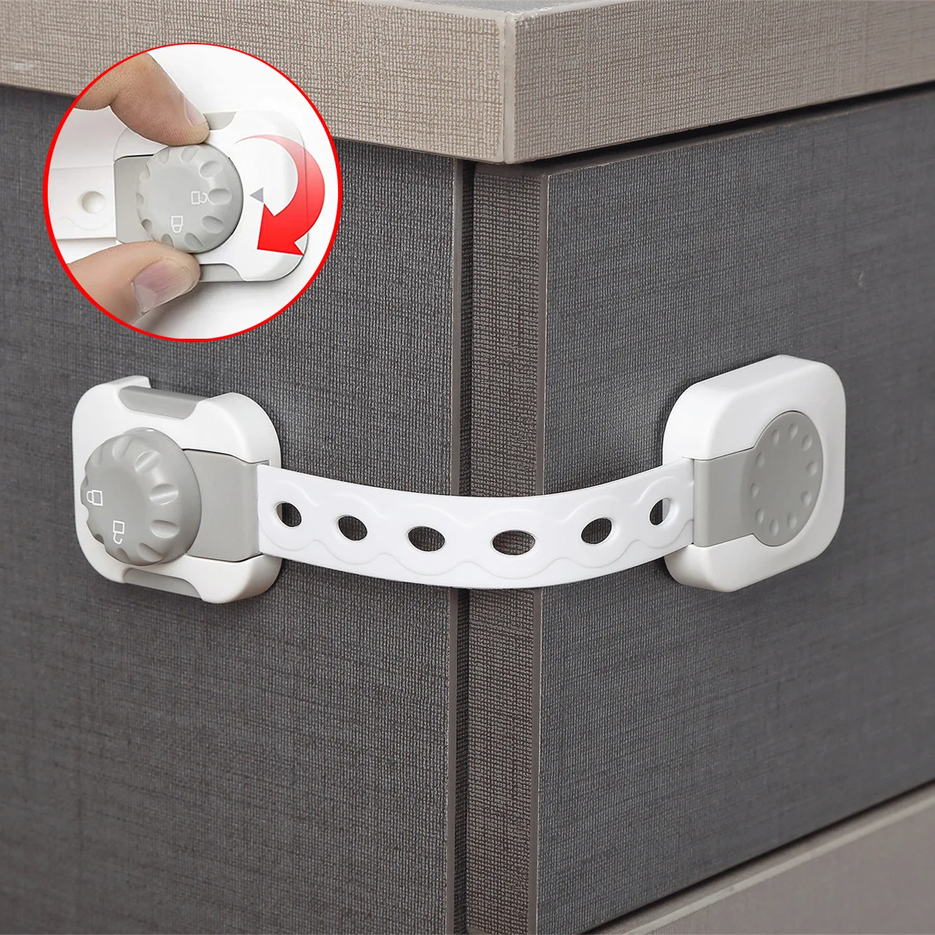 Amazon Hot Selling Good Quality Child Proof Drawer Lock Home Baby Safety Cabinet Lock Child Safety Drawer Locks