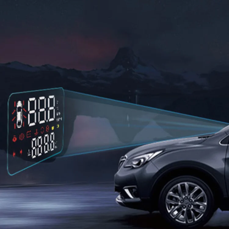 popular latest version  reflective speed screen mirror hud head up display for land cruiser lc200 2008-2021