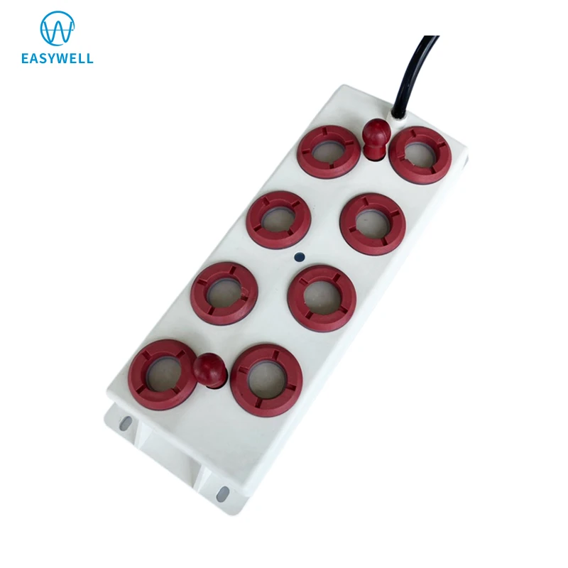 Anti-corrosion 8 Head Ultrasonic Atomizer Mist Maker H2O2 Ozone HClO NaClO Fogger for Strong Oxidizing Disinfection solutions