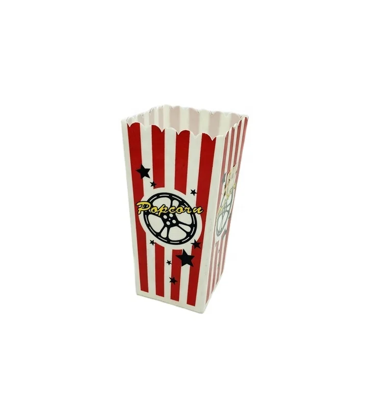 1L 35OZ  thick square plastic popcorn buckets