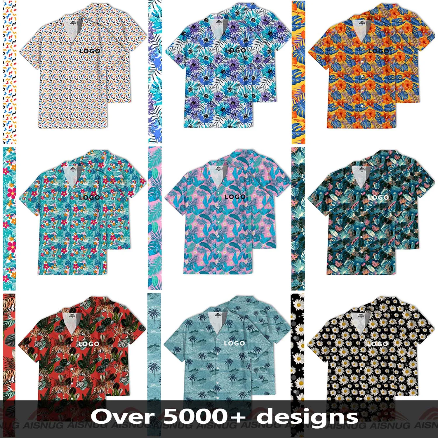 oversized vintage quick dry long sleeve men custom hawaiian shirt beach t-shirts for men wholesale custom