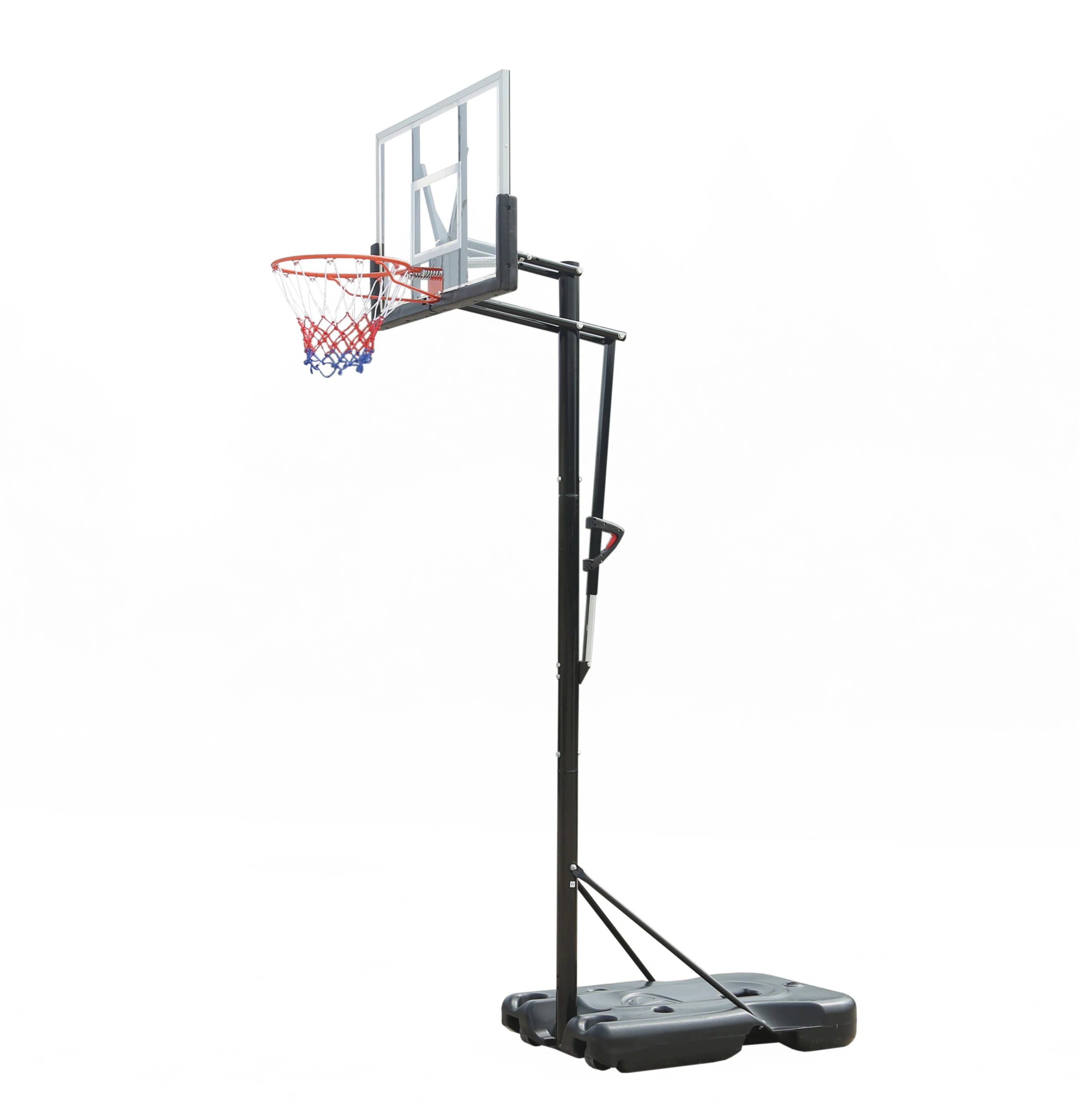 Баскетбольная доска Mdunk с регулируемой высотой и подставкой для взрослых