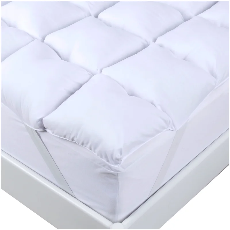 Hot Never go flat handmade baffle box & down alternative fiber mattress topper