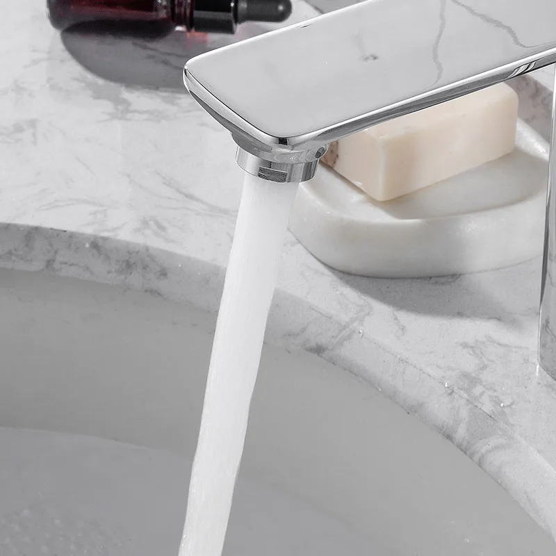 
New Design Deck Mounted LED Digital Basin mixer Cold Hot Water Mixer Bathroom Digital Basin Faucet 