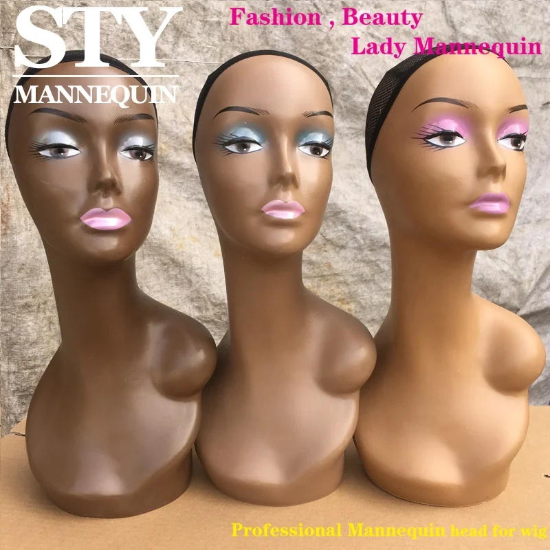 dummy mannequin head shoulders display mannequin head make up mannequin for hair