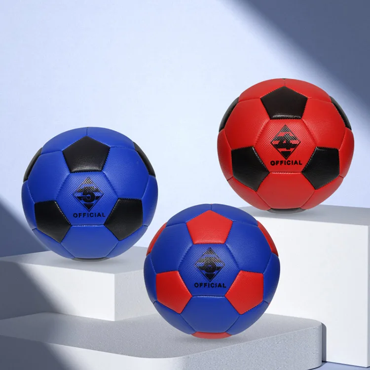 Diamond grain process material Custom soccer balls size 5 4 3 football best price soccer balls