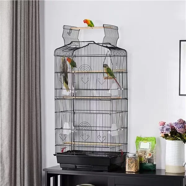 Wholesale bird cages in chennai 3016 model wooden decorative bird cages parrot medium luxury budgerigar bird cage