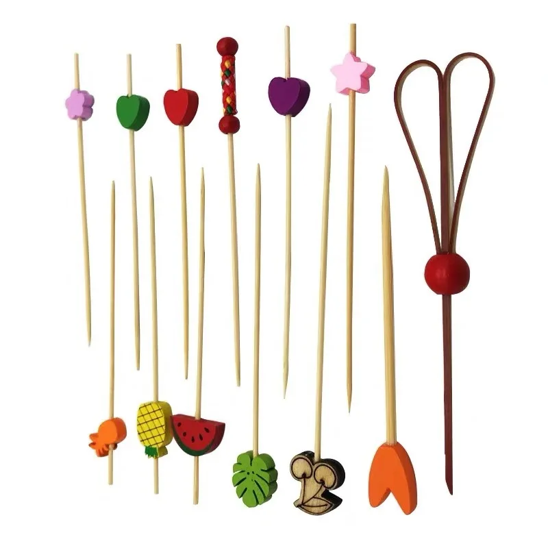 High quality bbq accessories long bamboo skewers stick bamboo best price bamboo appetizer toothpicks Wholesale of sticks