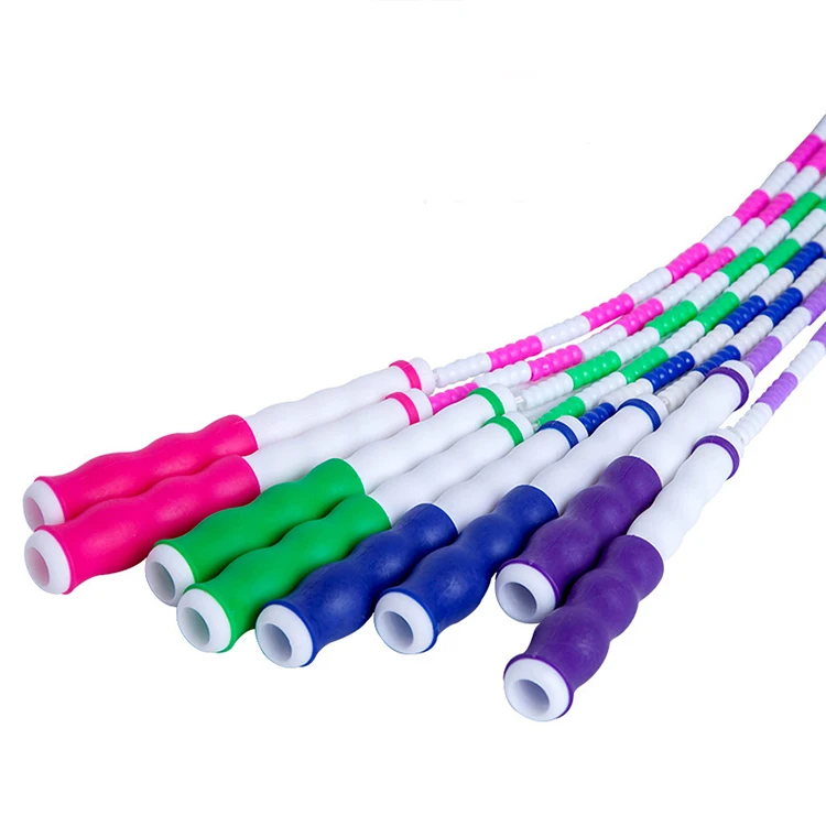Factory Direct Supply Nylon Beaded Jump Ropes For Fitness Adjustable Length Skipping Rope With Wholesale Price