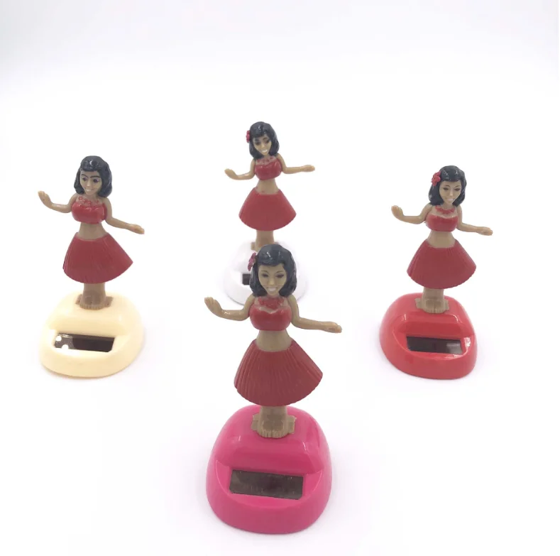 
Free Sample Hawaii Hula Dashboard Doll Posing Solar 