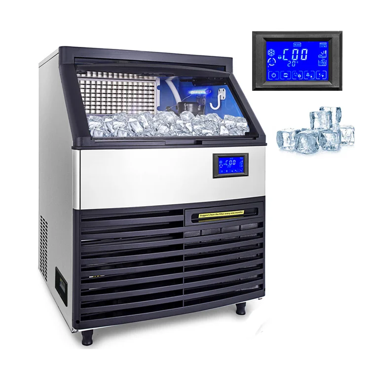 Stainless Steel Commercial Ice Maker Cube Machine