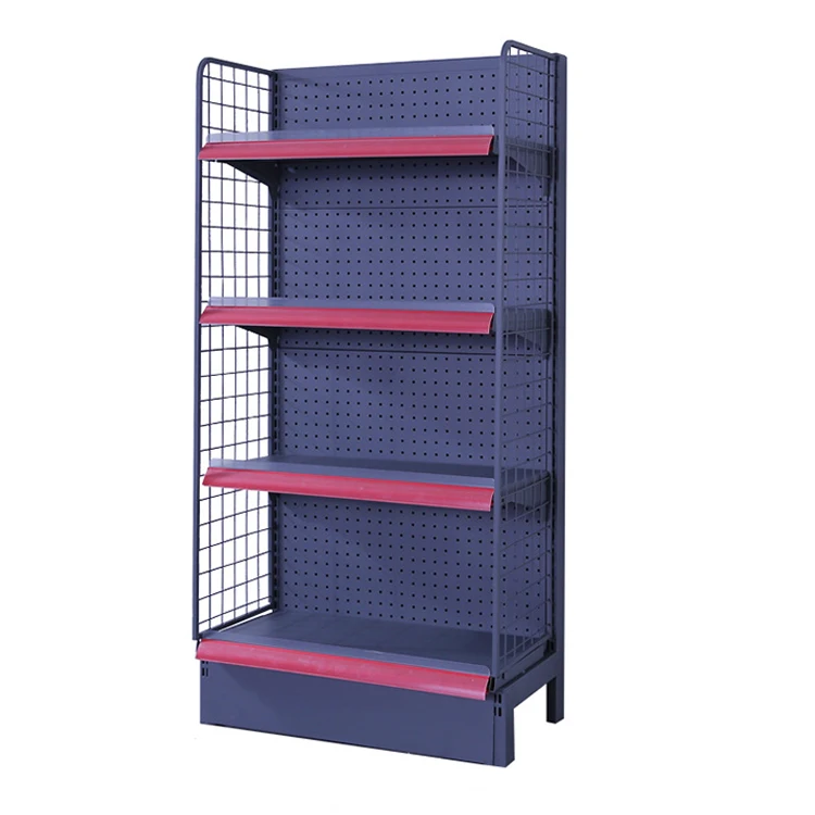 Reasonable Price Metal Shelf For Shops Store Display Rack Single Side Supermarket Shelving
