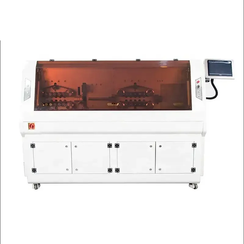 Industrial cable manufacturing equipment coaxial cable peeling wire cable cutting and stripping machine 42mm OD max