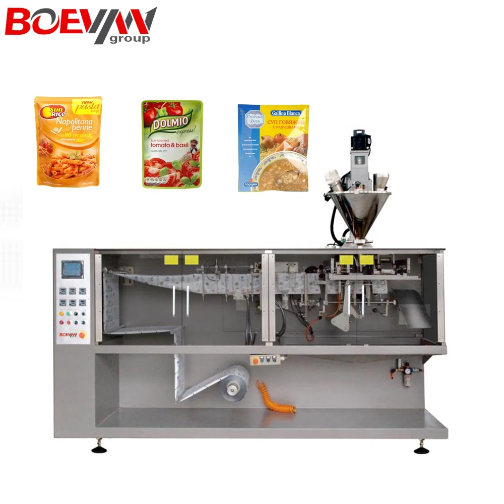 BHS-130 HFFS 3 Sides 4 Sides Seal Sachet Packing Machine Multi-function Packaging Machines