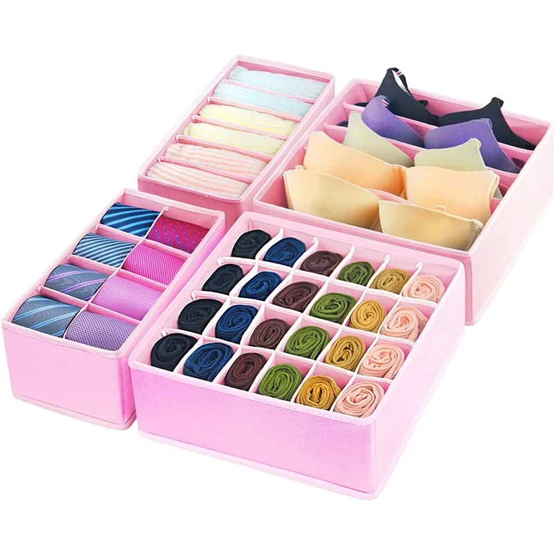 Ящик-органайзер для разделения одежды, складной шкаф для бюстгальтеров, носков, нижнего белья, коробка для хранения