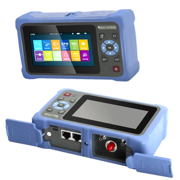 Optical Time Domain Reflectometer Optical Equipment Telecommunication Equipment Mini FTTH OTDR SM Fiber Optic OTDR 850/1300nm