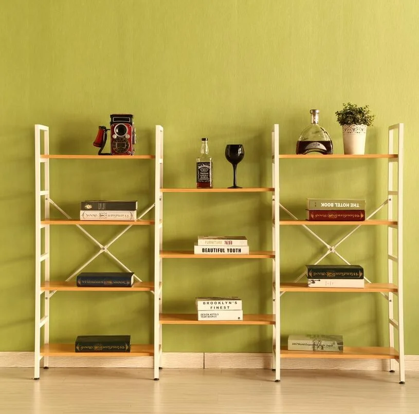 Hot selling reclaimed  bookcase, book shelving, wood racks
