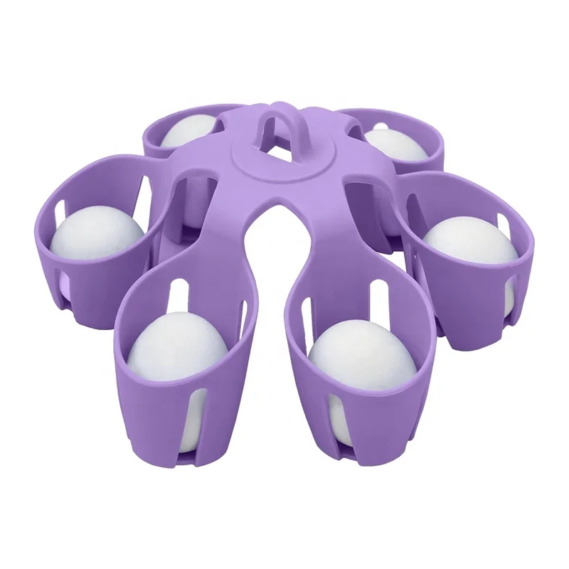 New Custom Design Hard Boiled Egg Poacher Kitchen Egg Storage Rack Holder Silicone Egg Boiling Gadget