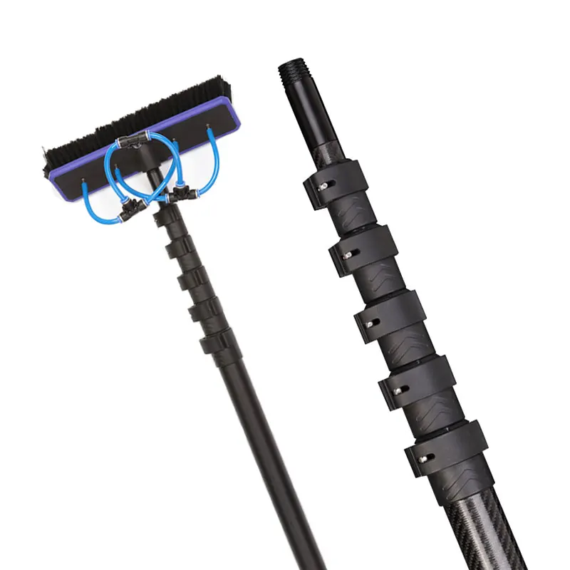 3 inch carbon fiber tube fabric 3.5 carbon tube 42x40x1000 threaded adjustable telescopic tube