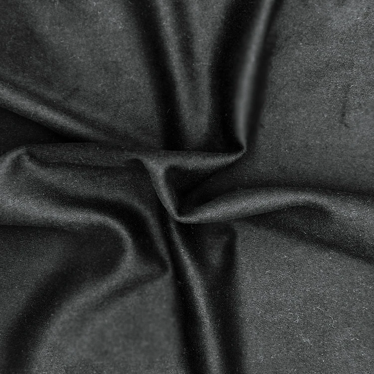 400GSM 50% wool Single side overcoating woolen fabric for winter jacket in stock items