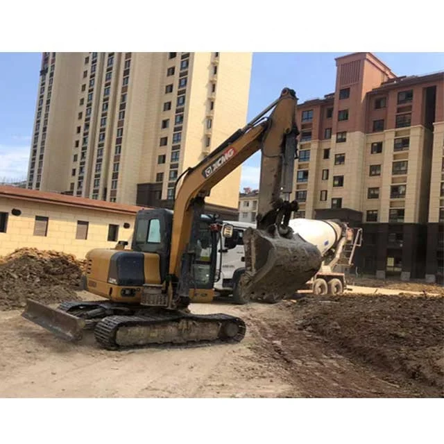 6 tons crawler hydraulic excavator XE60DA used excavator is suitable for municipal construction road rehabilitation project