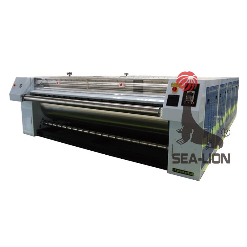 fully automatic garment hotel industrial steam heated ironing and folding machine