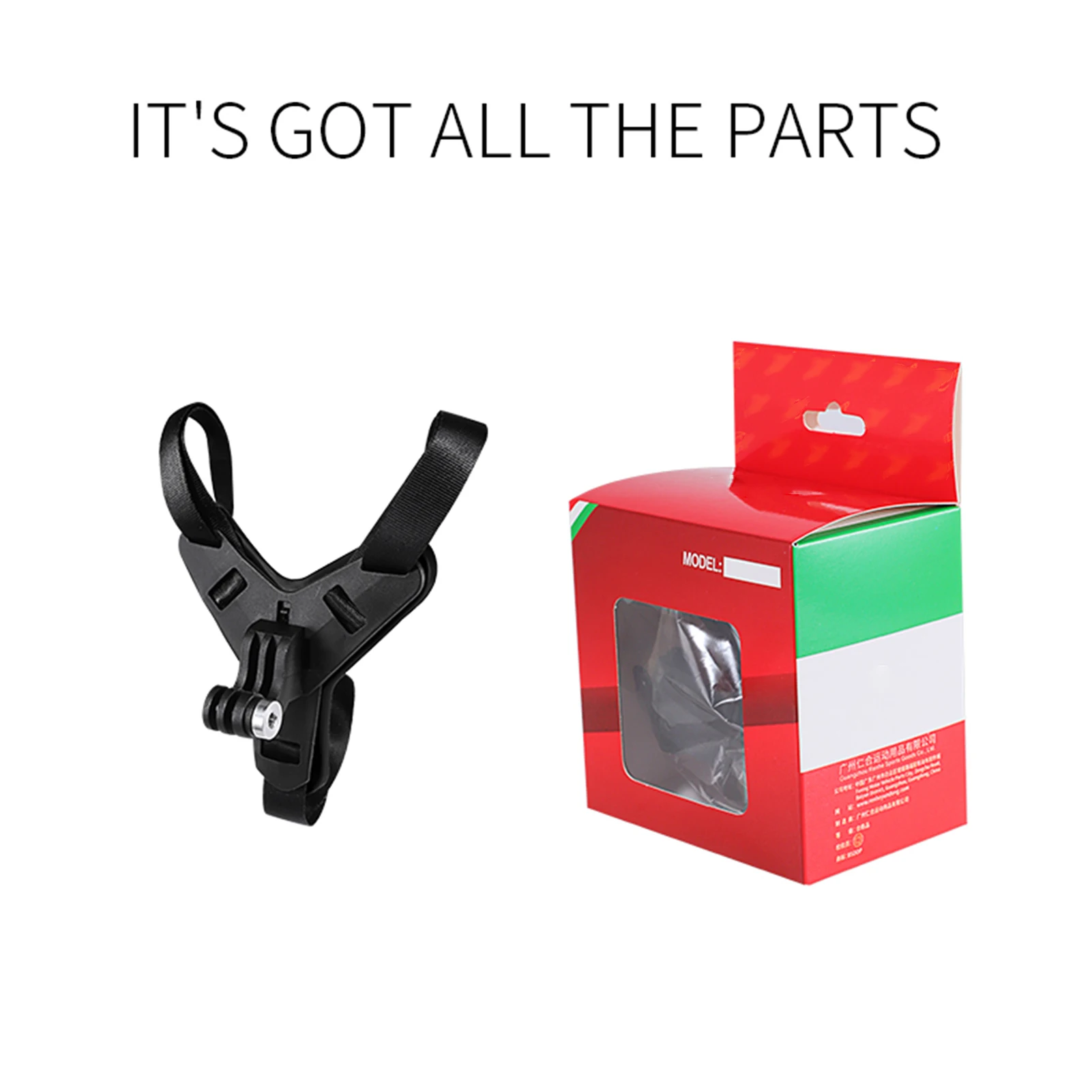 Motorcycle Helmet Chin Mount Brace Strap Mount Kits Anti-Slip Anti-Shock for Action Camera,Insta360 Camera and More