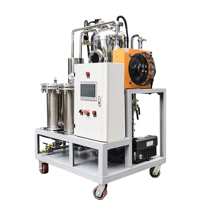 food grade vacuum waste cooking oil filter coconut oil purification machine