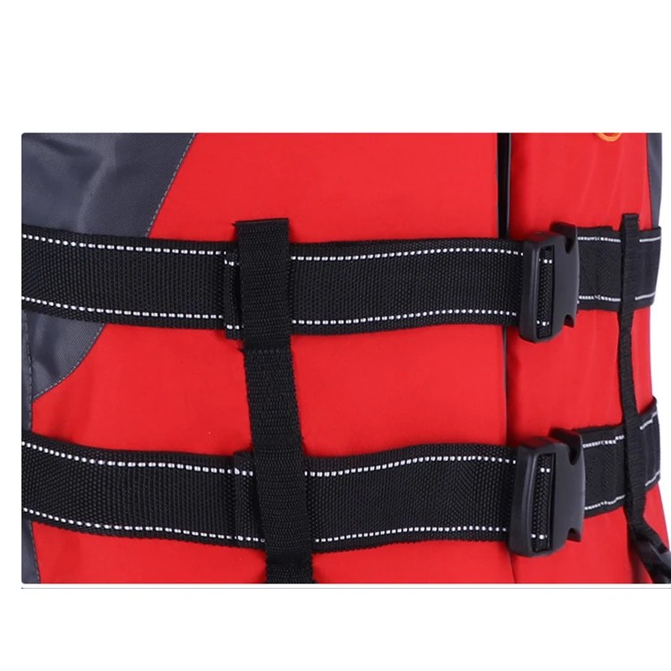 High Quality PVC Foam PFD Kayak Life Jacket for Adults and Kids Oxford Fabric Snorkel Vest Surf Gear