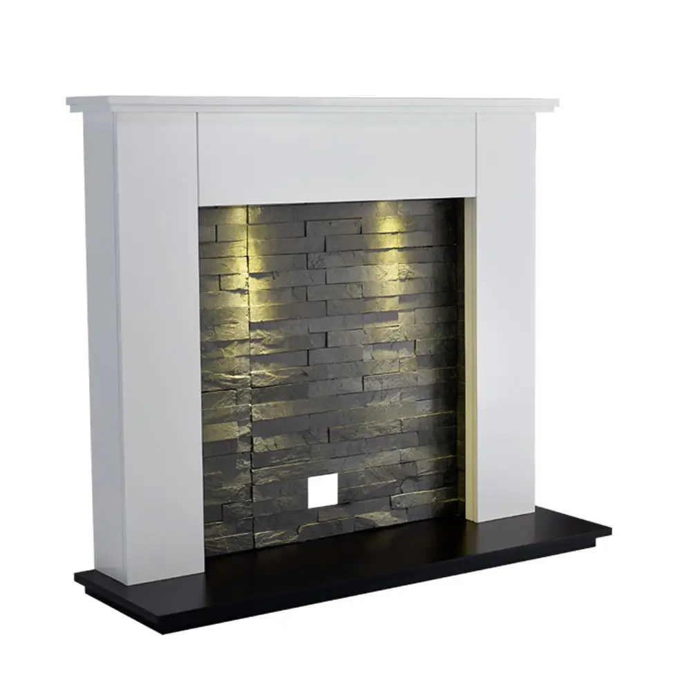 New Style White Color Contemporary Appearance LED Electric Fireplace For Living Room