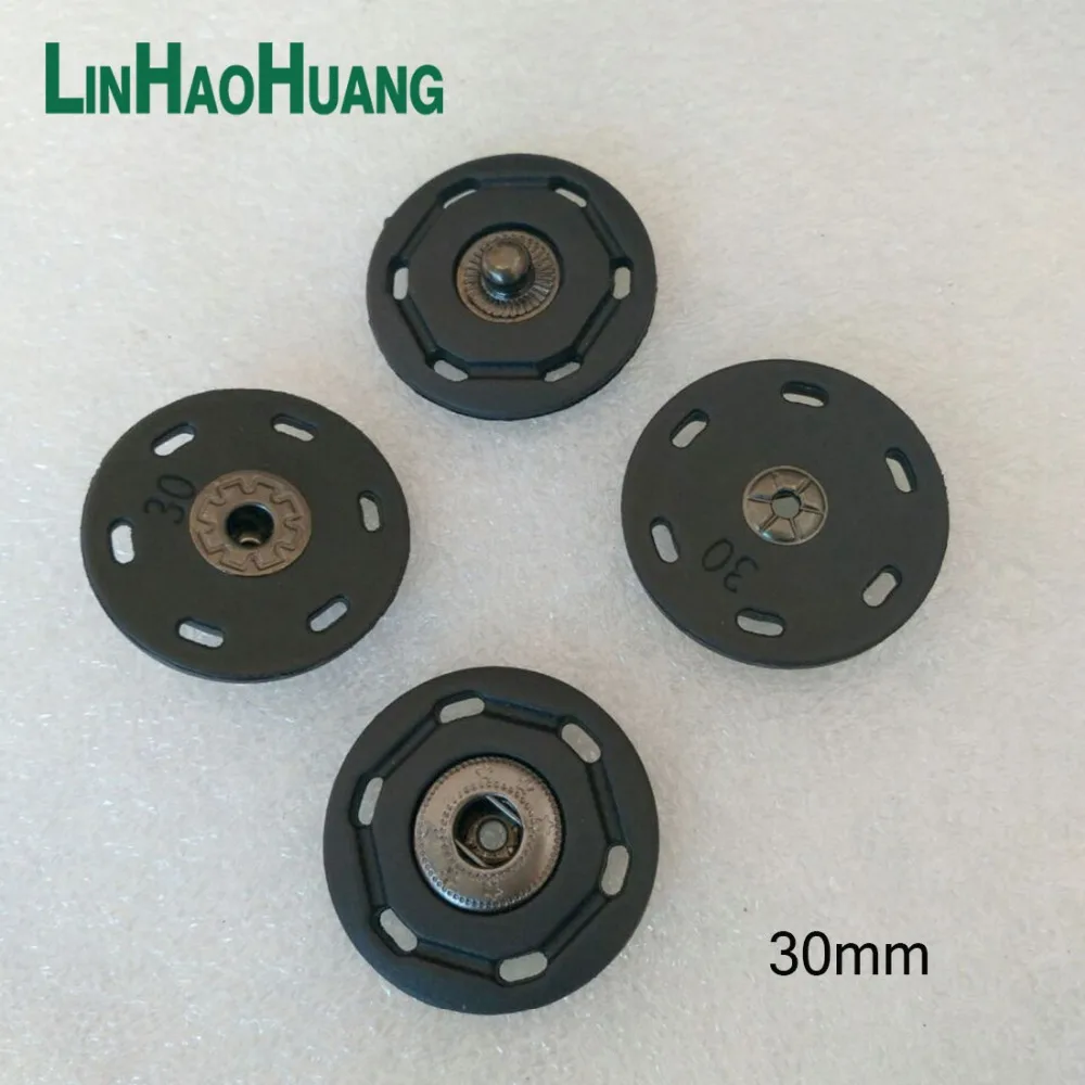 
Wholesale Eco-friendly 30mm Nylon Plastic Sew on Press Button 6 Hole Snap Button Fasteners 
