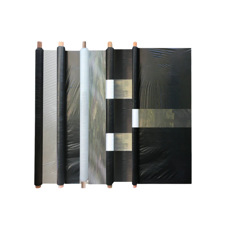 Low price sale of high quality herbicidal agricultural mulch film black silver reflective biodegradable mulch film