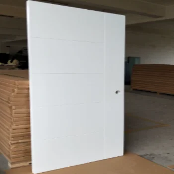 white primer Easy to Install hollow particle board filling core prehung wooden flat door