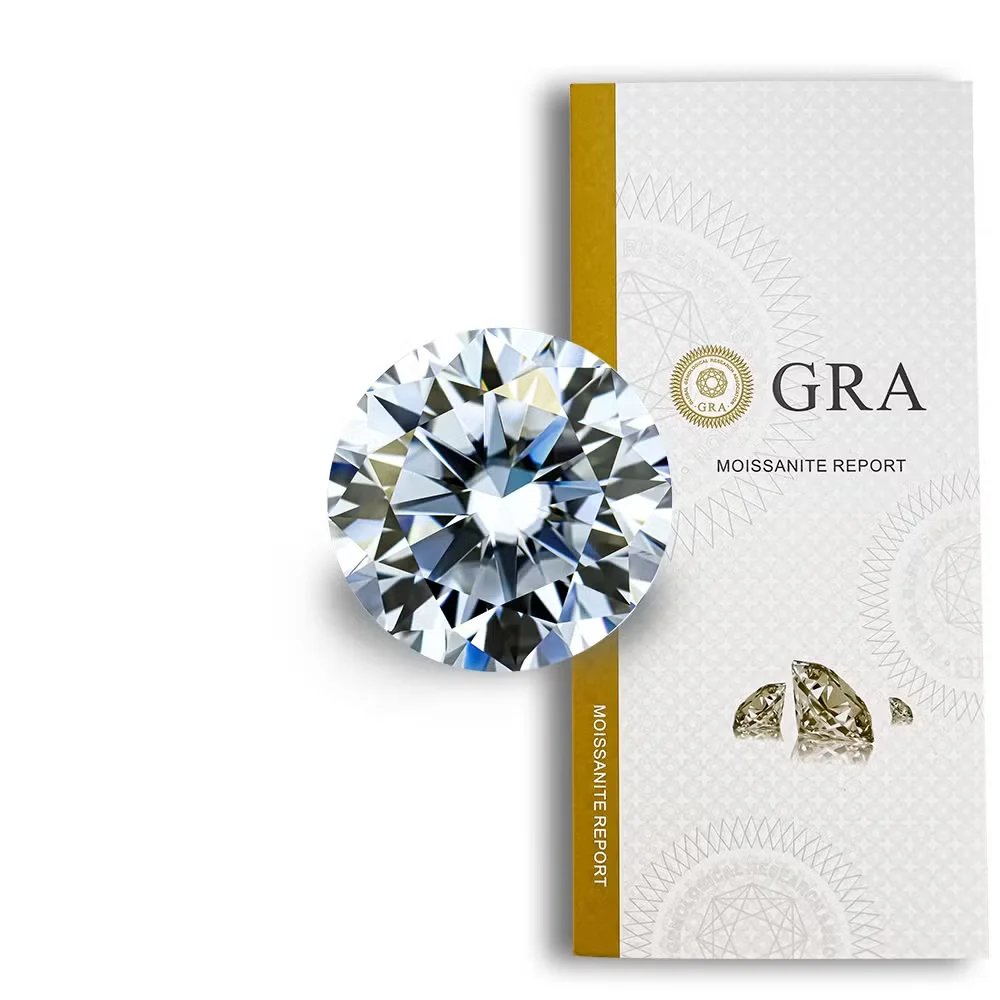 GRA Сертифицированный Свободный Муассанит diamond VVS1 D Цвет для индивидуального изготовления муассанита Обручальное Кольцо Кулон кубинское звено цепи RTS