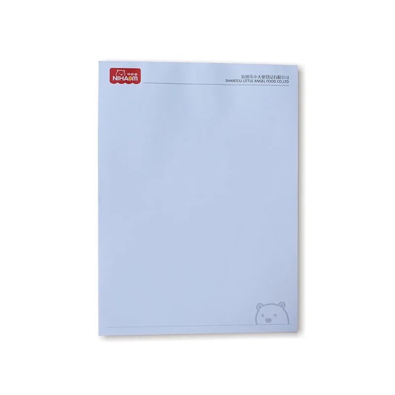 Professional Hotel A5 notepad custom logo sticky note pad for Real Estate Promotional gifts