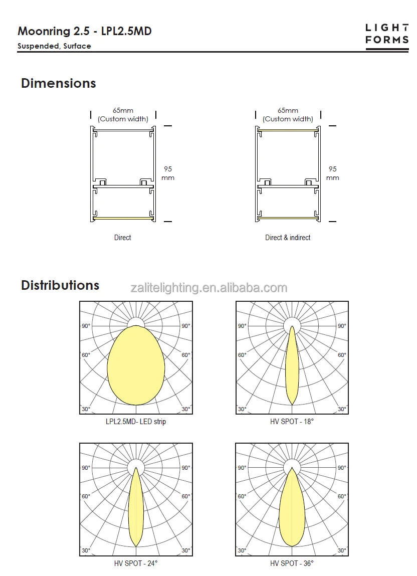 China circular pendent lamp indoor ring direct and indirect light.... suspended ring light with custom shapes