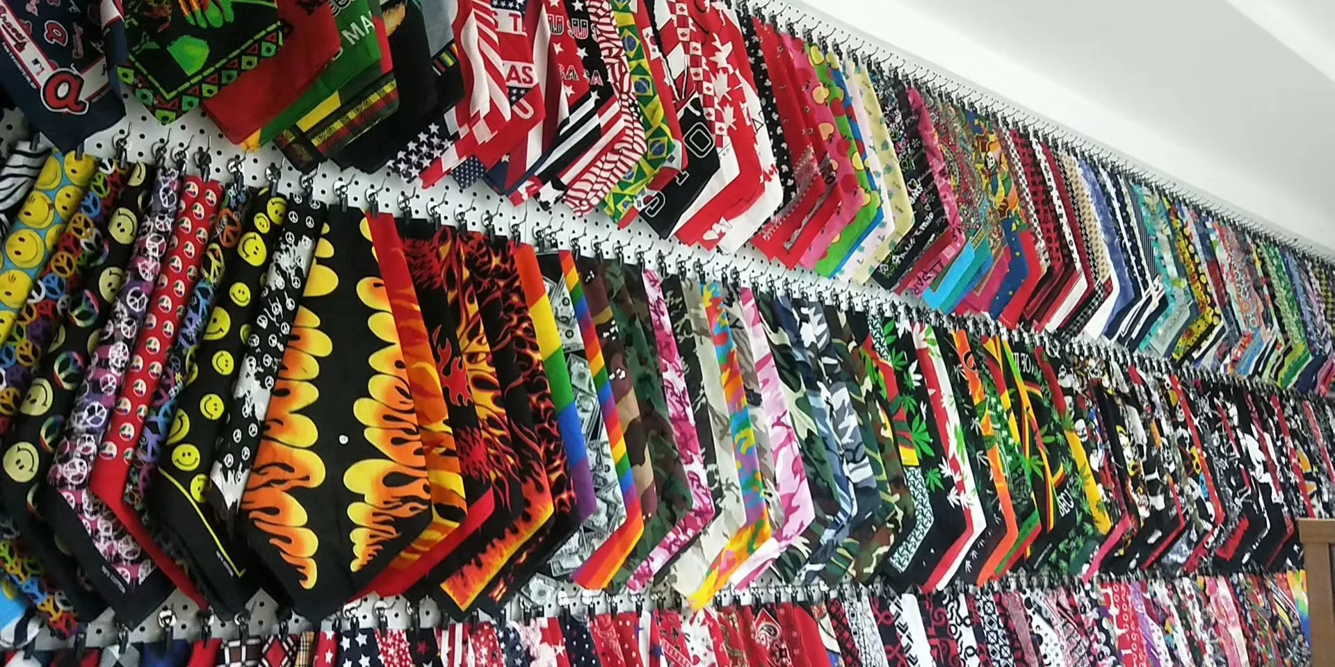 Double sided printed paisley bandana 100% cotton 100% polyester custom bandana in stock