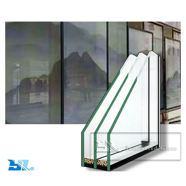 Ulianglass vacuum glass 12mm thick glass Heat resistant Tested by homogenizer Custom size CE Certificate wired 9A12A18A
