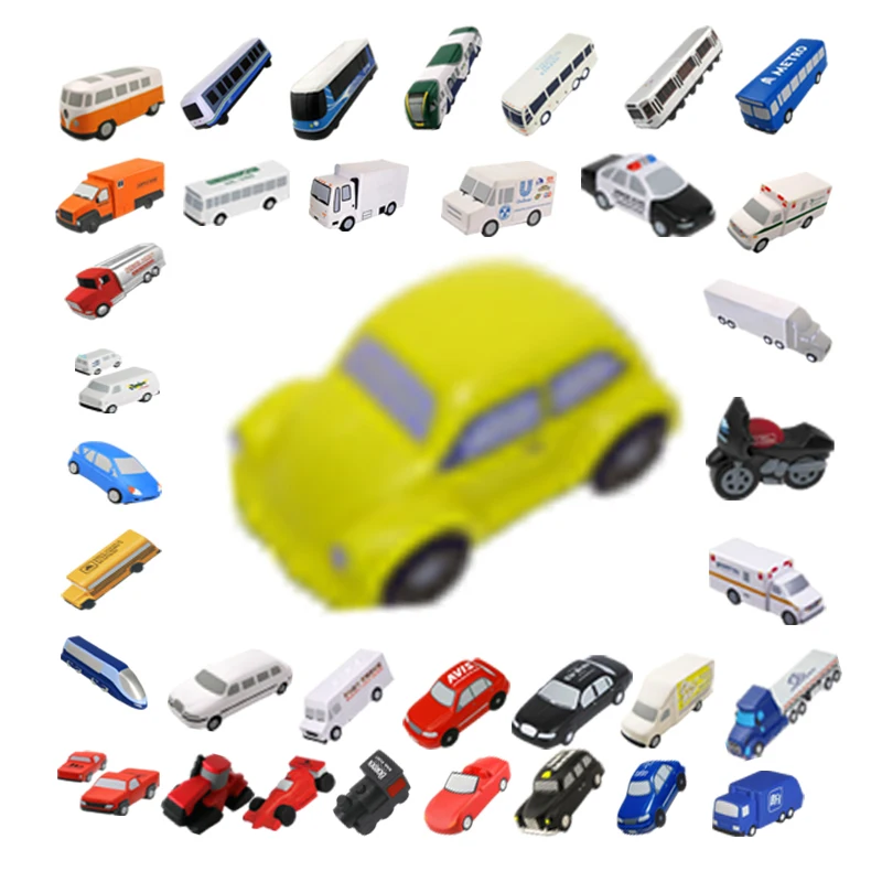 Beetle Car Stress Ball Popular Design Wholesale Sponge Foam Stress Ball Exercise Beetle Car Stress Ball