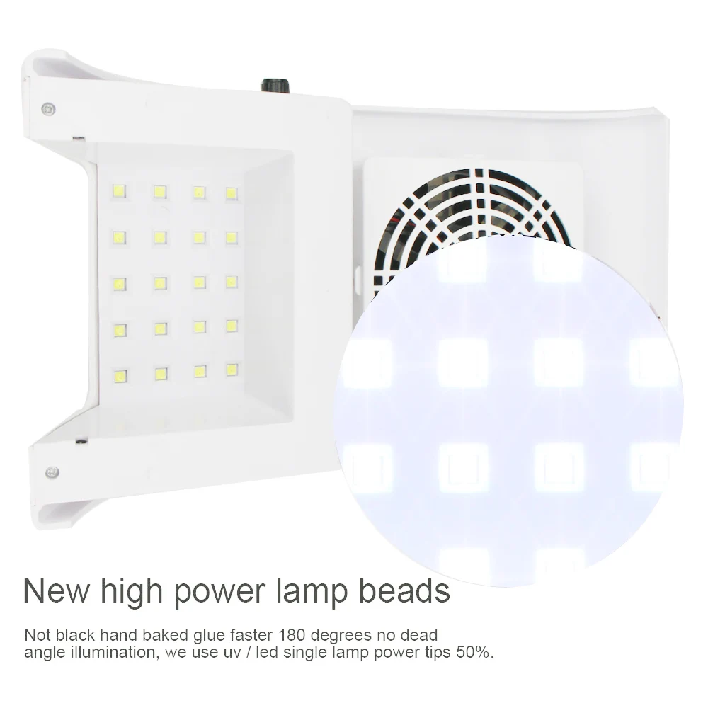 Custom Private Label 3-IN-1 Nail Dust Collector With Vacuum Cleaner Nail Drill UV LED Lamp Dryer Wholesale Nail Equipment