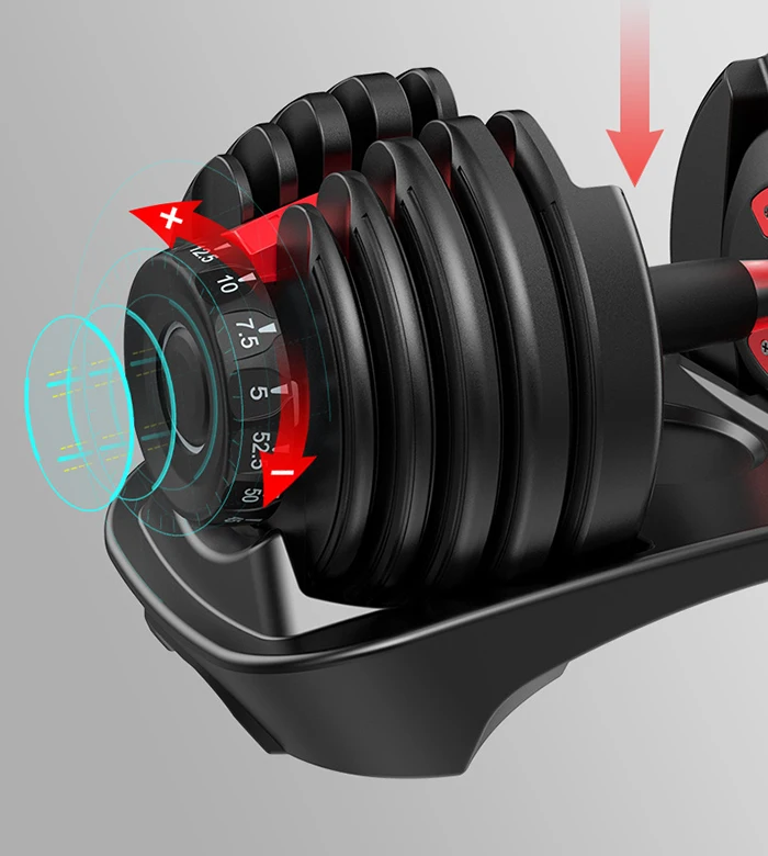 Оптовая продажа, высокое качество, набор гантелей, бестселлер, оборудование для фитнеса в помещении, мужские весы, набор регулируемых гантелей