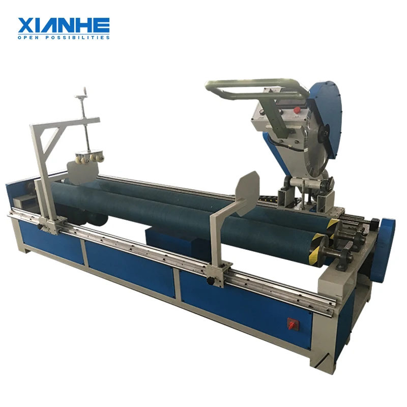 Xianhe customized Semi-automatic Roll Fabric Cutting Slitting Machine