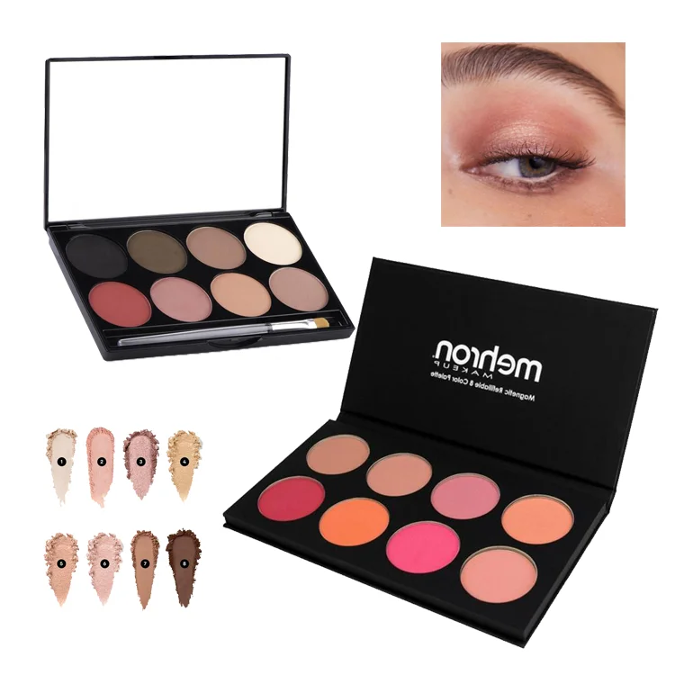 Custom LOGO OEM Makeup Eyeshadow Palette Custom White Eyeshadow Colourpop Cosmetics 100 Color Box Eyeshadow Palette