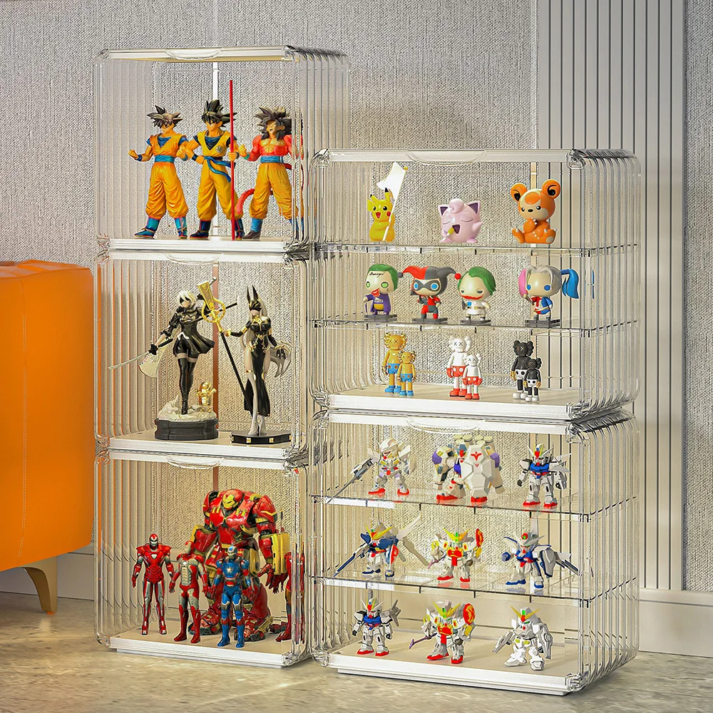 Acrylic Display Case for Lego Minifigure Transparent Blind Box Storage Assemble Showcase