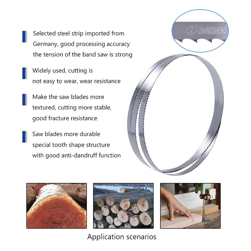 Wood Band Saw Blade Durable Band Saw Blade Suitable for Multi Blade Saw Machine